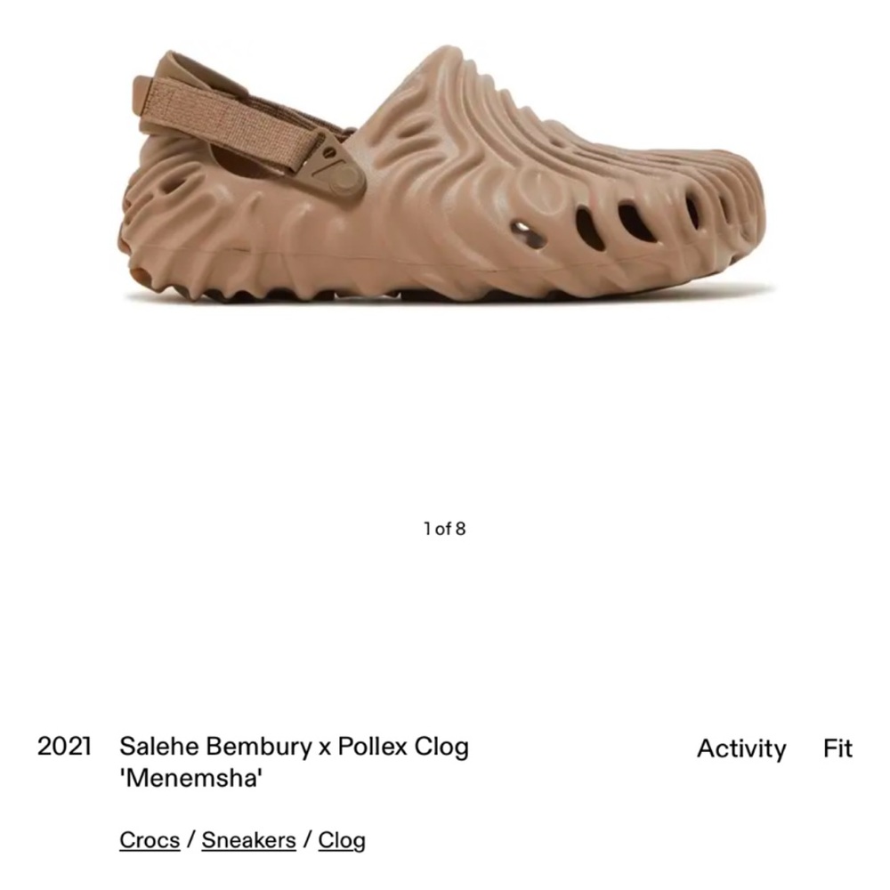 Salehe Bembury x Pollex Clog
'Menemsha'
Crocs / Sneakers / Clog

m/6 w/8